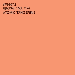 #F99672 - Atomic Tangerine Color Image